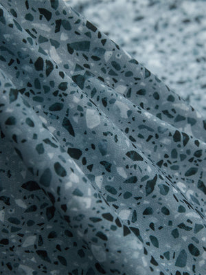 Fabric close-up of Performance quick dry print golf polos showing breathable texture in camo fragments