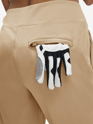 Pantalones de golf ligeros de talle alto para mujer