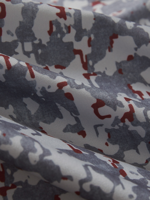 Lightweight Print Long Sleeve Polo