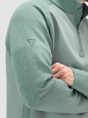 Colorblock Stripe Raglan Quarter Zip