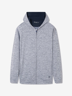 Texture Fleece Lined Golf Hooded Jacket