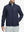 Model in Navy Softshell Jacket, front half-body view from nose down – sharp and polished look