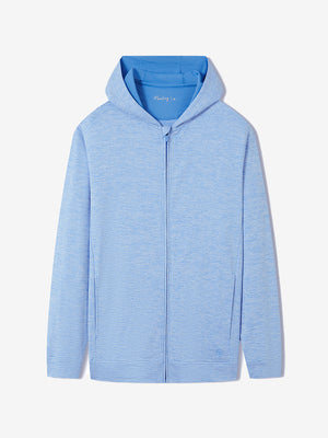 Texture Fleece Lined Golf Hooded Jacket