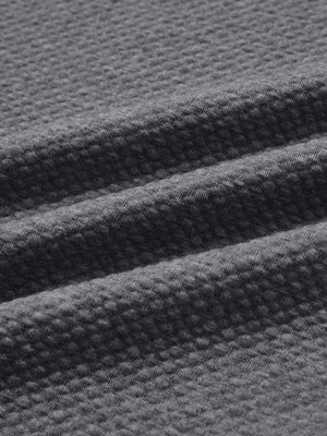 Heather Textured Quarter Zip Pullover