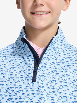 Youth Print Midlayer Q-Zip Pullover Sweatshirts