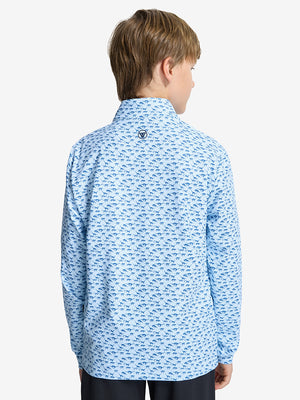 Youth Print Midlayer Q-Zip Pullover Sweatshirts