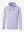 3D rendering of lavender heather Heather Fleece Hoodies Pullover, showcasing the realistic texture and fit of the garment