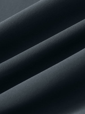 Close-up of fabric on 2 in 1 running sports shorts with liner, showing texture and finish in dark grey